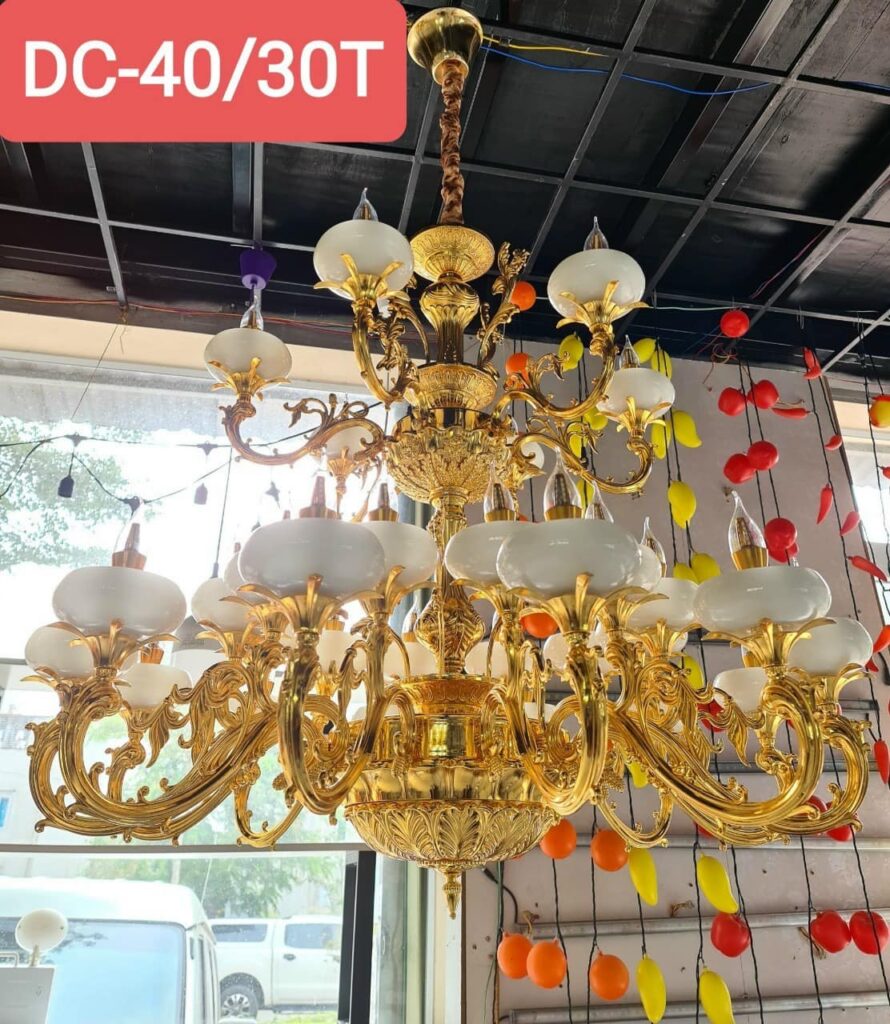 đèn chùm trang trí phòng khách 30 tay dc-40/30t