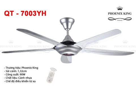 Quạt trần 5 cánh QT- 7003HB